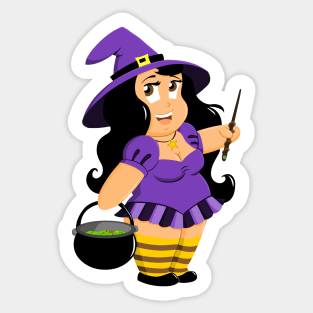 Agnes B Witch Sticker